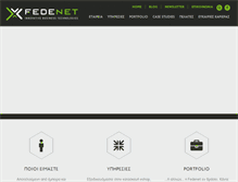 Tablet Screenshot of fedenet.gr